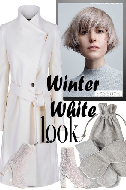 WINTER WHITE LOOK- Modna kombinacija