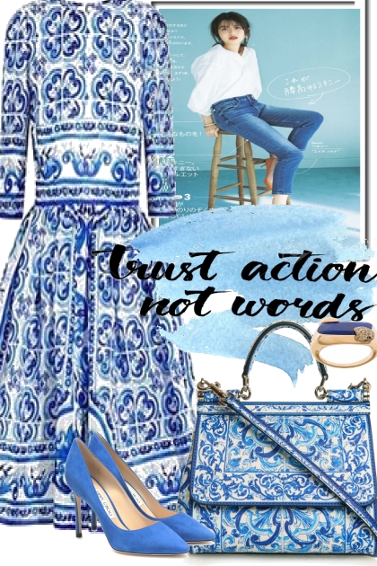 WEAR YOUR BLUES- Fashion set
