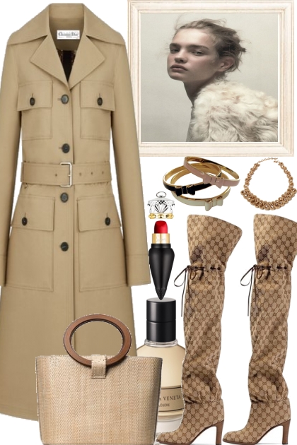 TRENCH  FOR SPRING- Kreacja