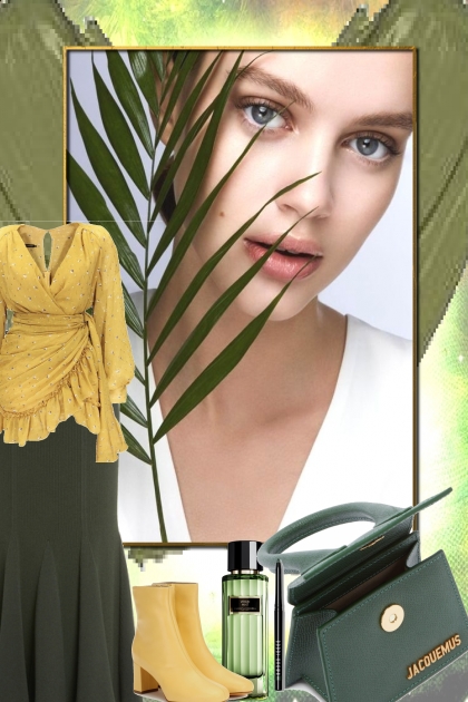 THE WINTERSUN WITH GREEN- Combinazione di moda