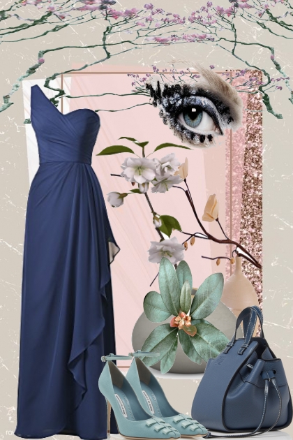 ELEGANZ IN BLUE- Combinazione di moda