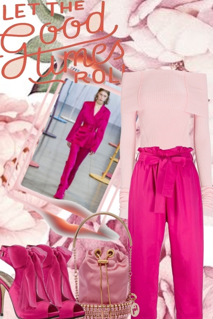 good vibes in pink- Fashion set