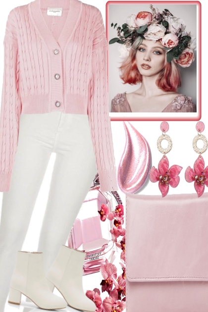 WHITE ROSE- Combinazione di moda