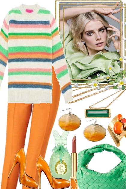 WITH GREEN- Fashion set