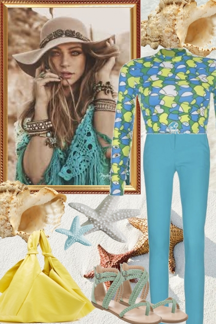 ON THE BEACH .- Combinazione di moda