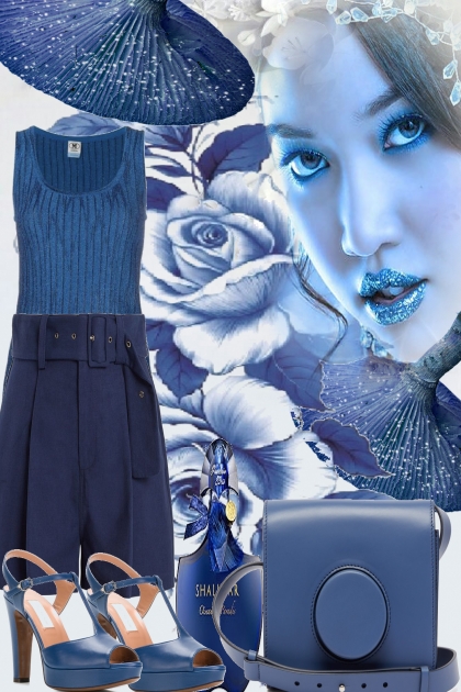 THE BLUES FOR THE WEEKEND- Fashion set