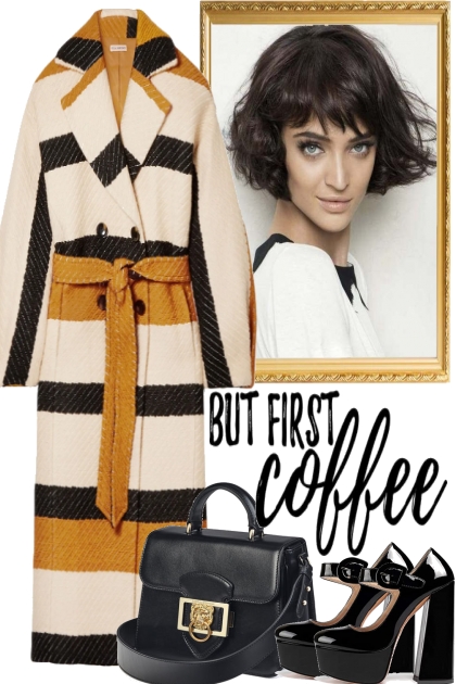 BUT FIRST COFEE-- Fashion set