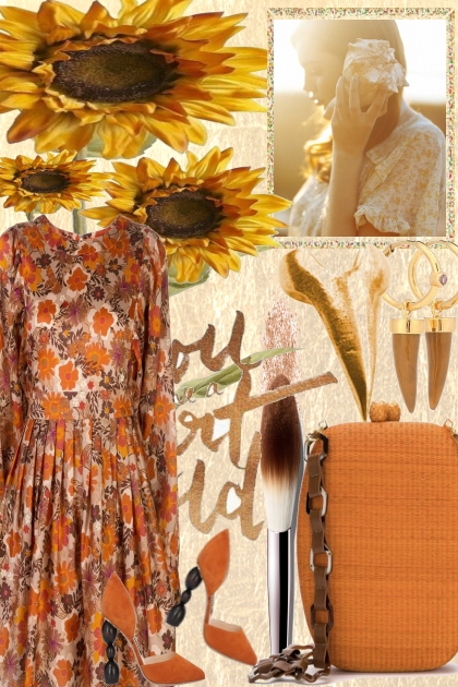 IN LOVE WITH SUNFLOWERS..- Fashion set