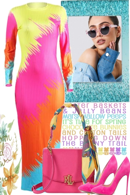 pop up colors for the easter days- Fashion set