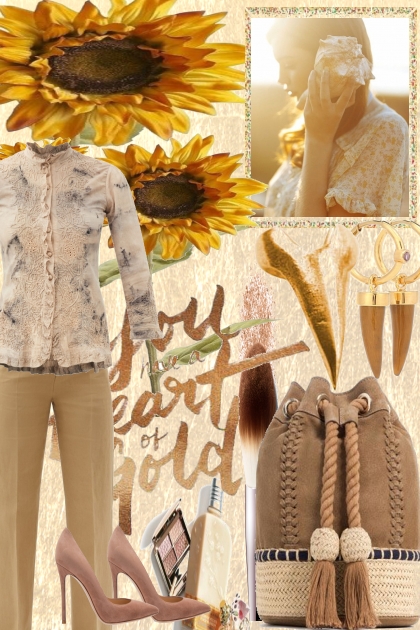 -.SUNFLOWERS.-- Fashion set