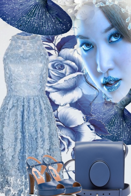 .-.GET THE BLUES- combinação de moda