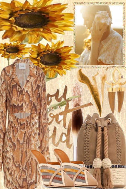 SNAKE IN THE CITY, SUNFLOWER FIELDS- Fashion set