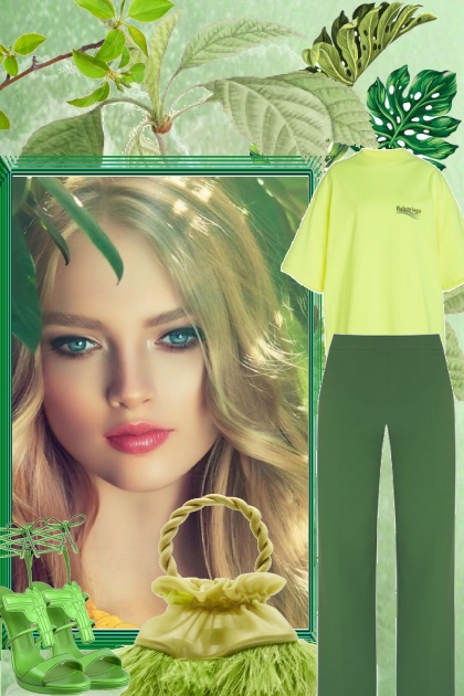 .SUMMER GREEN,.- Fashion set