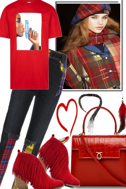 EVERYDAY, BUT RED- Fashion set