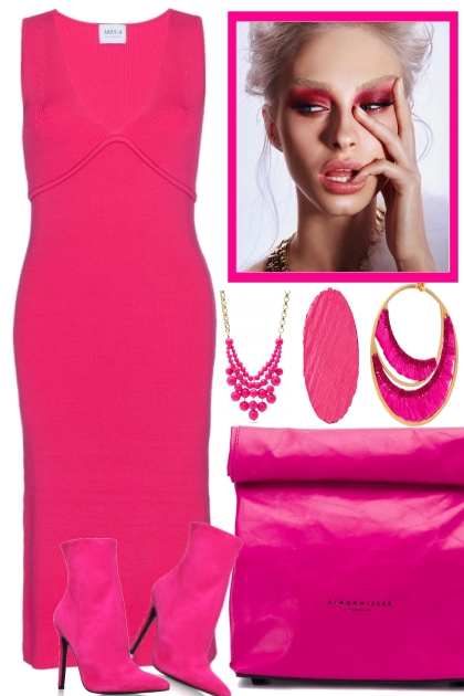 ,.ONLY PINK- Fashion set