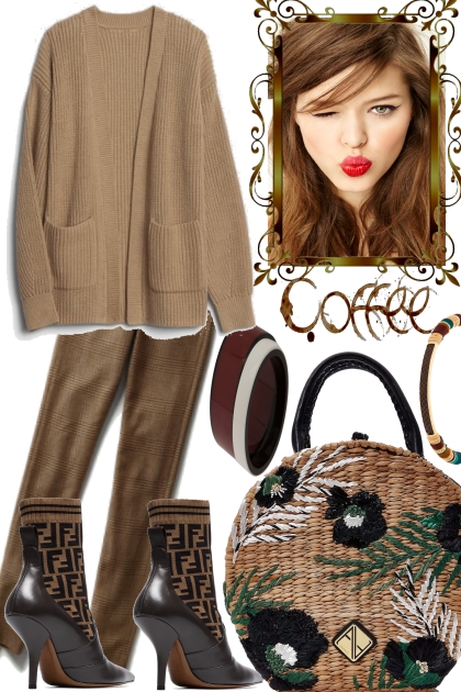 BROWNIES. AND  COFFEE- Modekombination