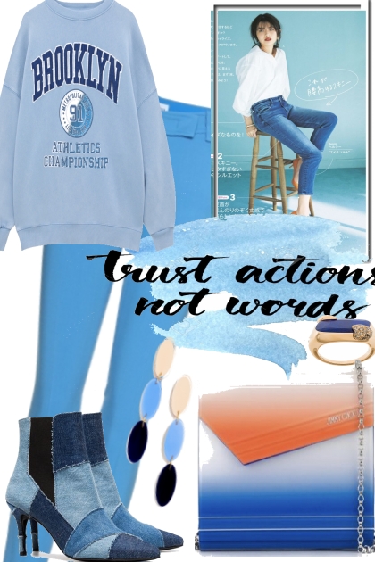 The blues in the middle of the week_- Fashion set