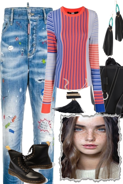 everyday, just jeans- Fashion set