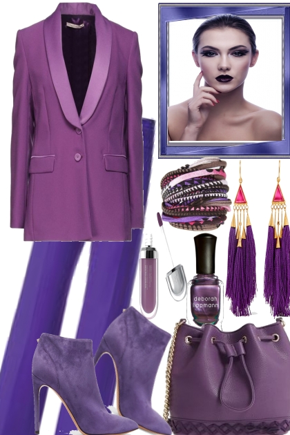 purple rain.- Combinaciónde moda