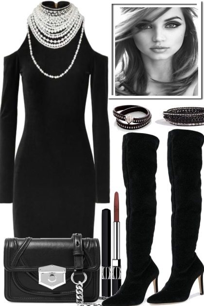 <<AGAIN BLACK,.- Fashion set