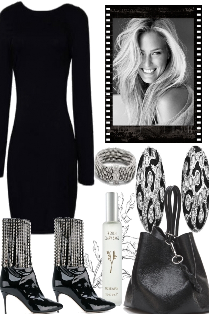 ,.-THE LITTLE BLACK DRESS- Fashion set