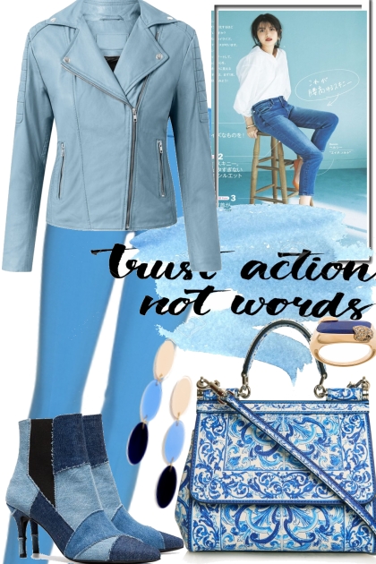 <GET SOME BLUES- Combinazione di moda