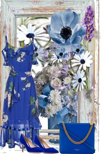 FLOWER BLUES- Combinazione di moda