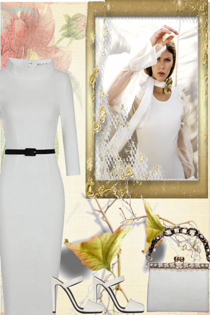 !WHITE SPRING- Fashion set