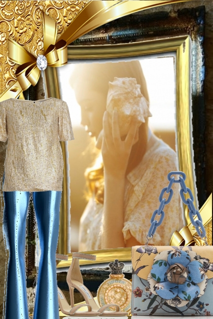  GOLDEN BLUES- Fashion set