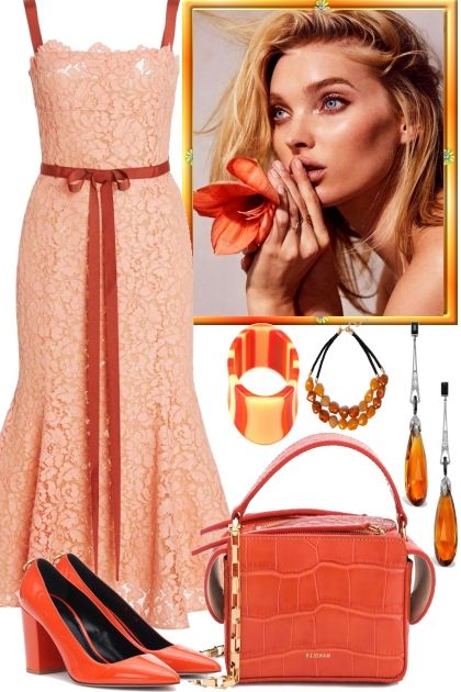  ORANGE- Fashion set