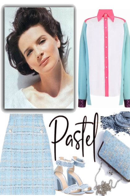 Bit Blues for the Monday!- combinação de moda