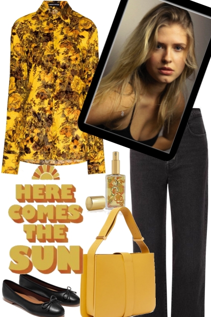 -´HERE COMES THE SUN- Combinazione di moda