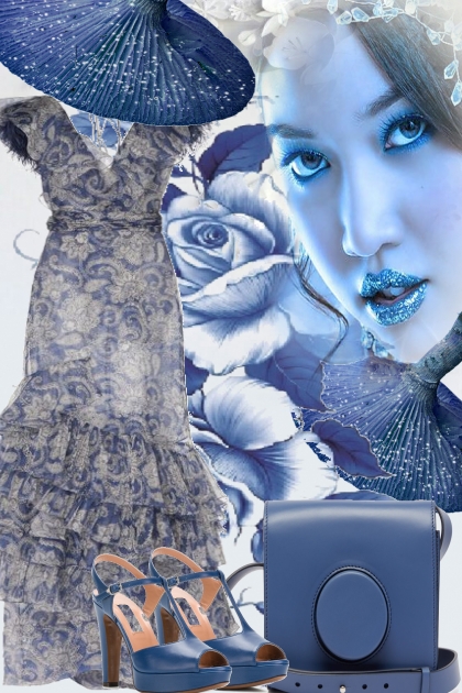 ELEGANT BLUES1- Fashion set