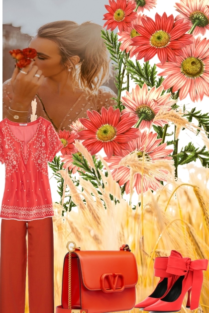 SUMMER ´IN ´RED- Fashion set