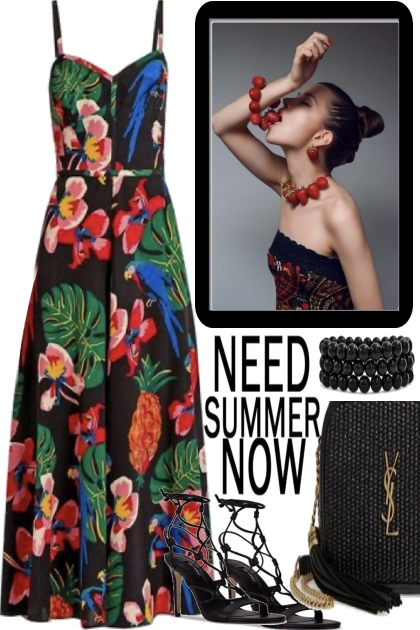 NEED SUMMER NOW- combinação de moda