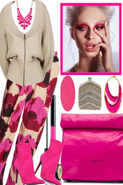 PINK UP YOUR DAY-- Fashion set