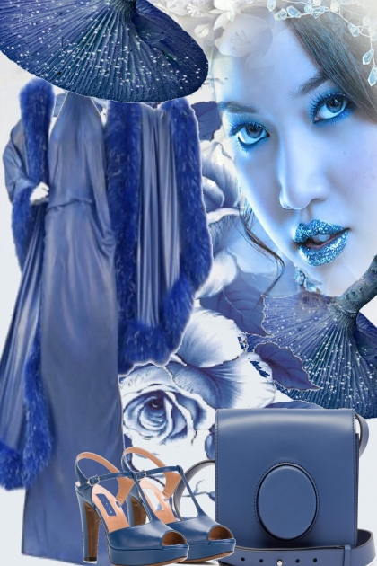 A. DREAM  IN BLUE^- Модное сочетание