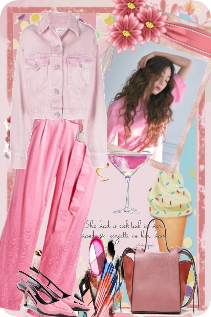 HAPPY IN ``PINK- Fashion set