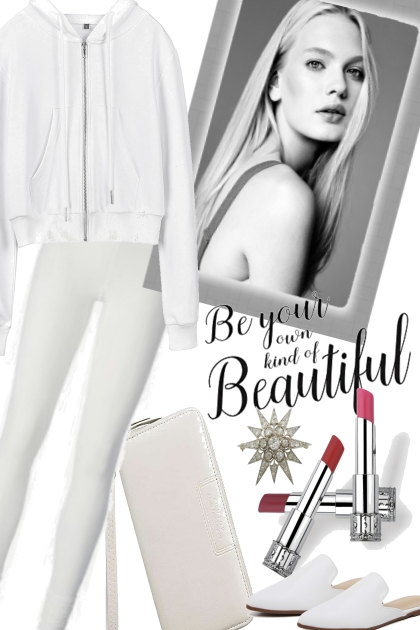 BEAUTIFUL IN  WHITE- combinação de moda