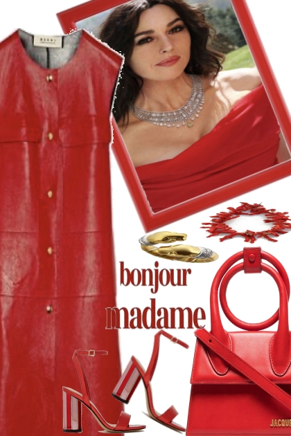 BONJOUR IN RED-