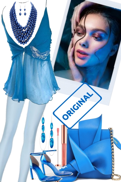 ___THE BLUES- Combinazione di moda