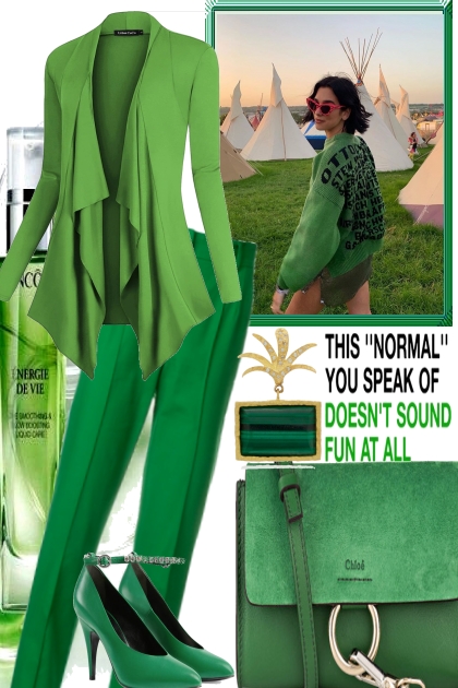 GREEN. FOR. - EVERY SEASON- Combinaciónde moda