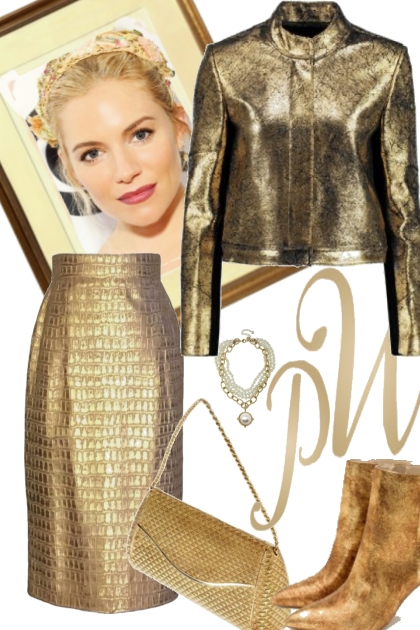 THE NIGHT IS GOLDEN- Fashion set