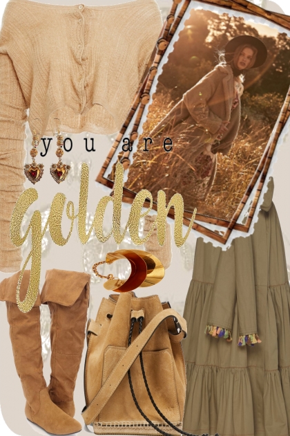 GOLDEN- Combinaciónde moda
