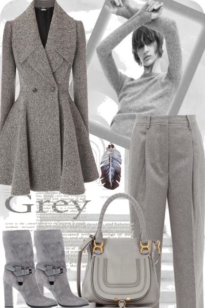 __GREY- Fashion set