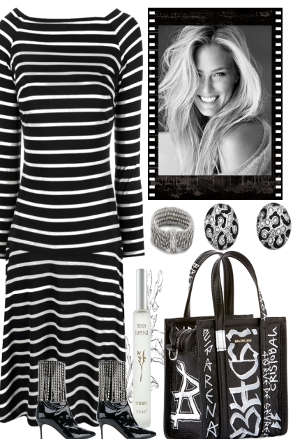 STRIPES IN BLACK AND WHITE - -- コーディネート
