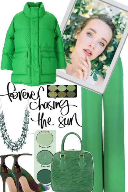 !BRIGHT GREEN- Fashion set