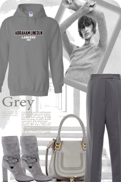 COMFY IN SHADES OF GREY- Modekombination