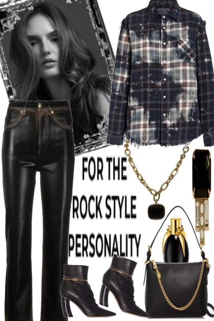 FOR THE ROCK STYLE PERSONALITY- Модное сочетание