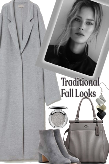 (Grey coat- combinação de moda